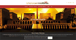 Desktop Screenshot of lahistoriaenmislibros.com